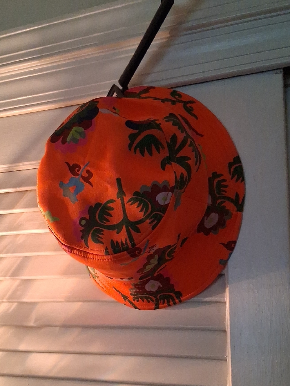 Cynthia Rowley Orange Floral Bucket Hat
